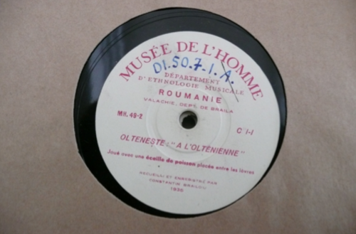 78 rpm recording of Romanian music