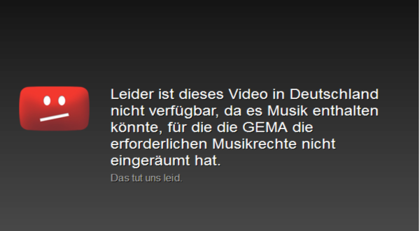 Unfortunately, this video is not available in Germany ...